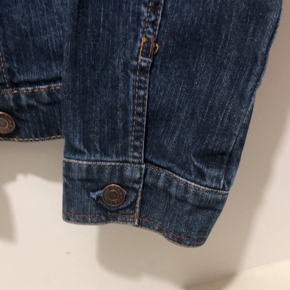 New York & Co. Women L Bomber Stretch Jean Jacket Single Stitch Business Casual - Picture 3 of 5